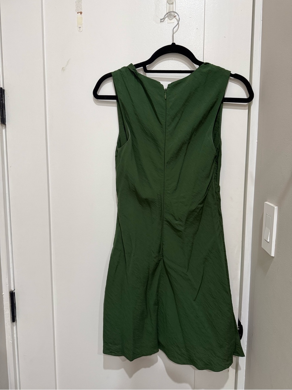 Abercrombie & Fitch Forest Green Sleeveless V-Neck Dress - Picture 3 of 4